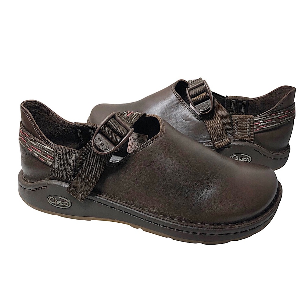 Chaco PedShed Chocolate Brown Leather Womens Size 9.5